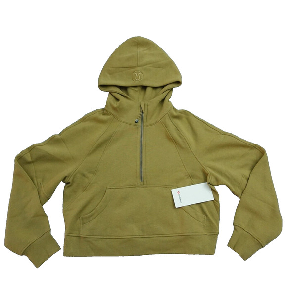 New Lululemon Size XL/XXL Scuba Oversized Half Zip Hoodie FLIT Green